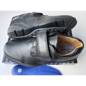 Dr Comfort Diabetic Shoes William Black Leather Casual 6310 Men's Size 10 W A114